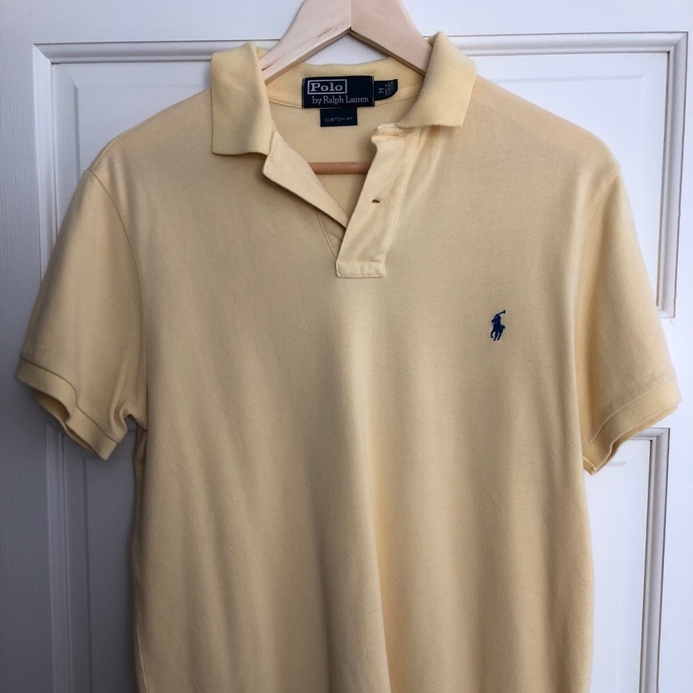 Mens Polo Ralph Lauren polo shirt - yellow